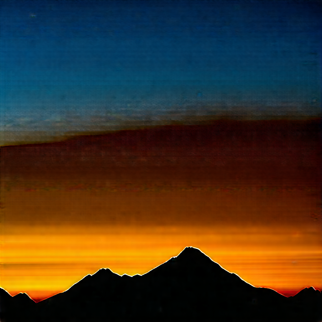 Nature Aerial Photography: (mountain:1.35) Range During Night With Captures Beautiful