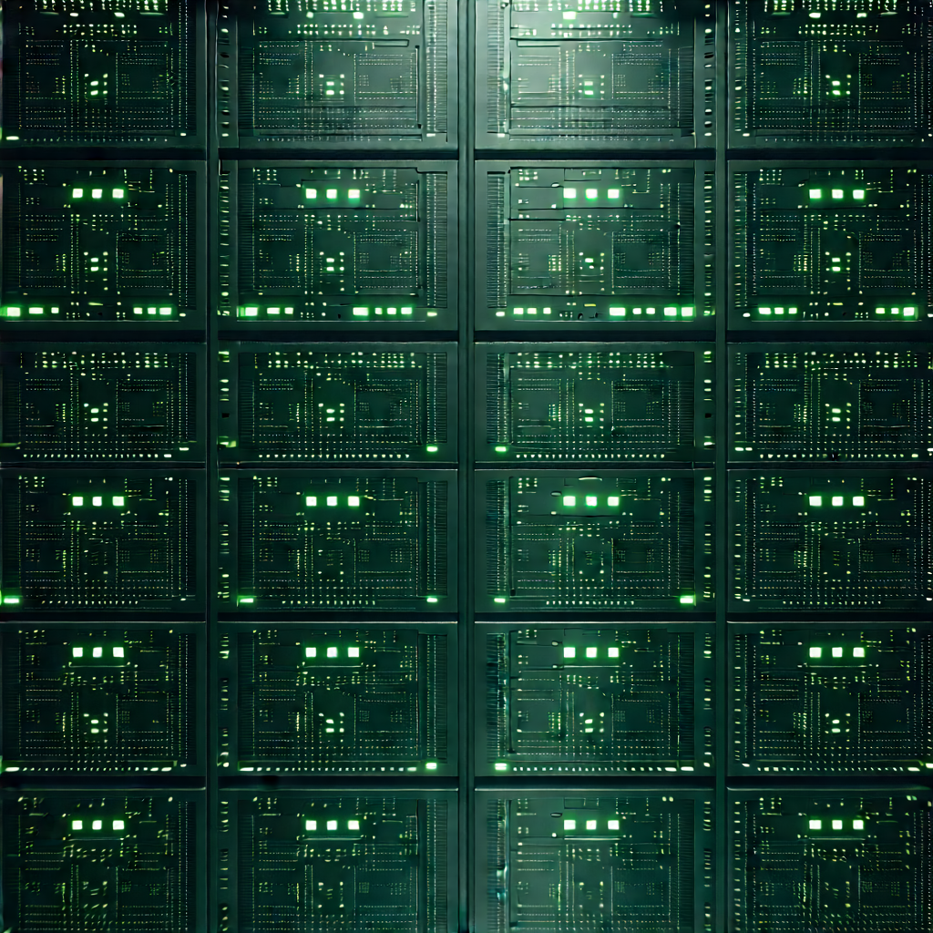 Close-up of sensor array