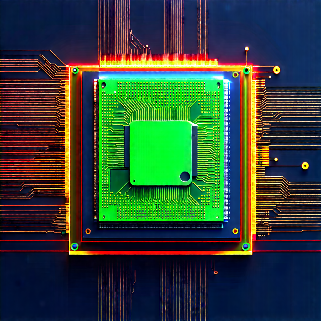 Microchip with laser scanning