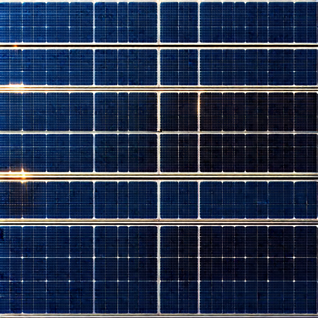 Solar panel with laser scanning
