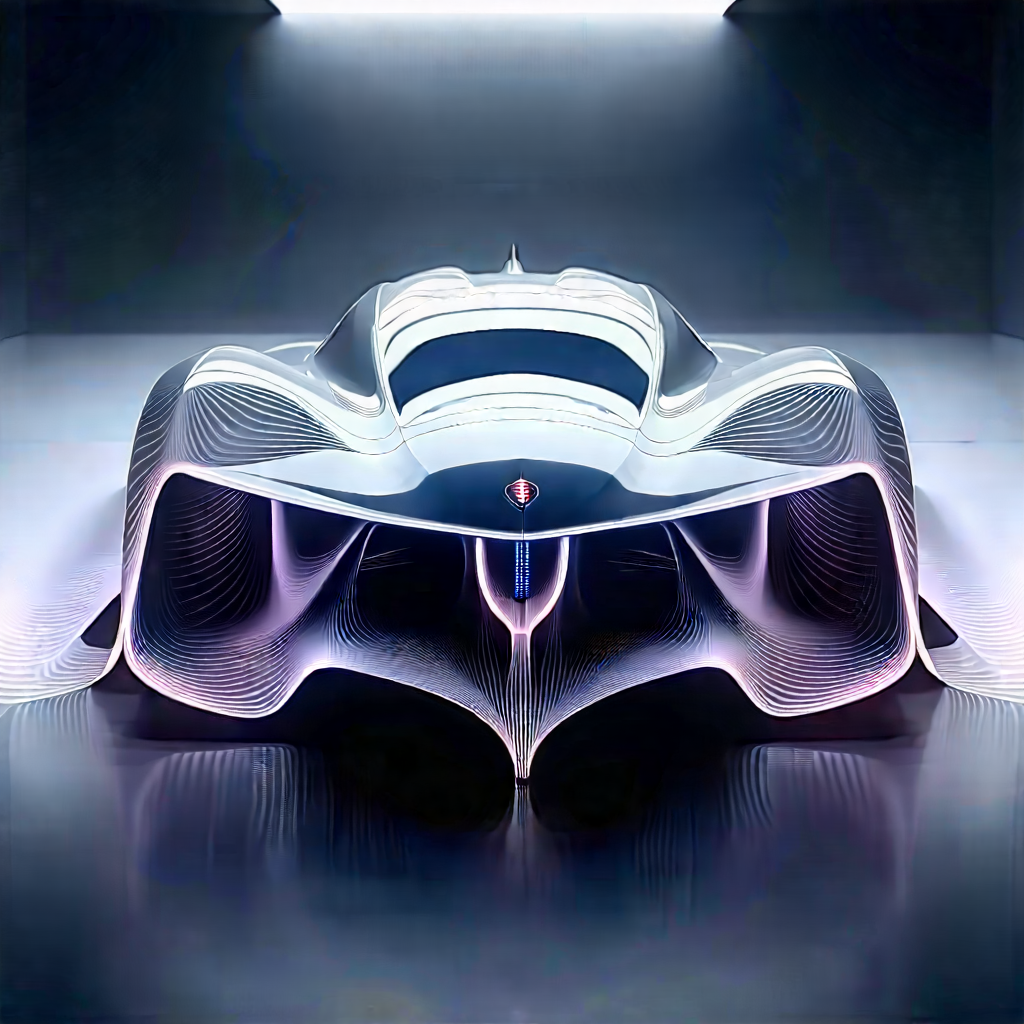 Automotive Technology In (design:1.44) Studio With Futuristic Sleek