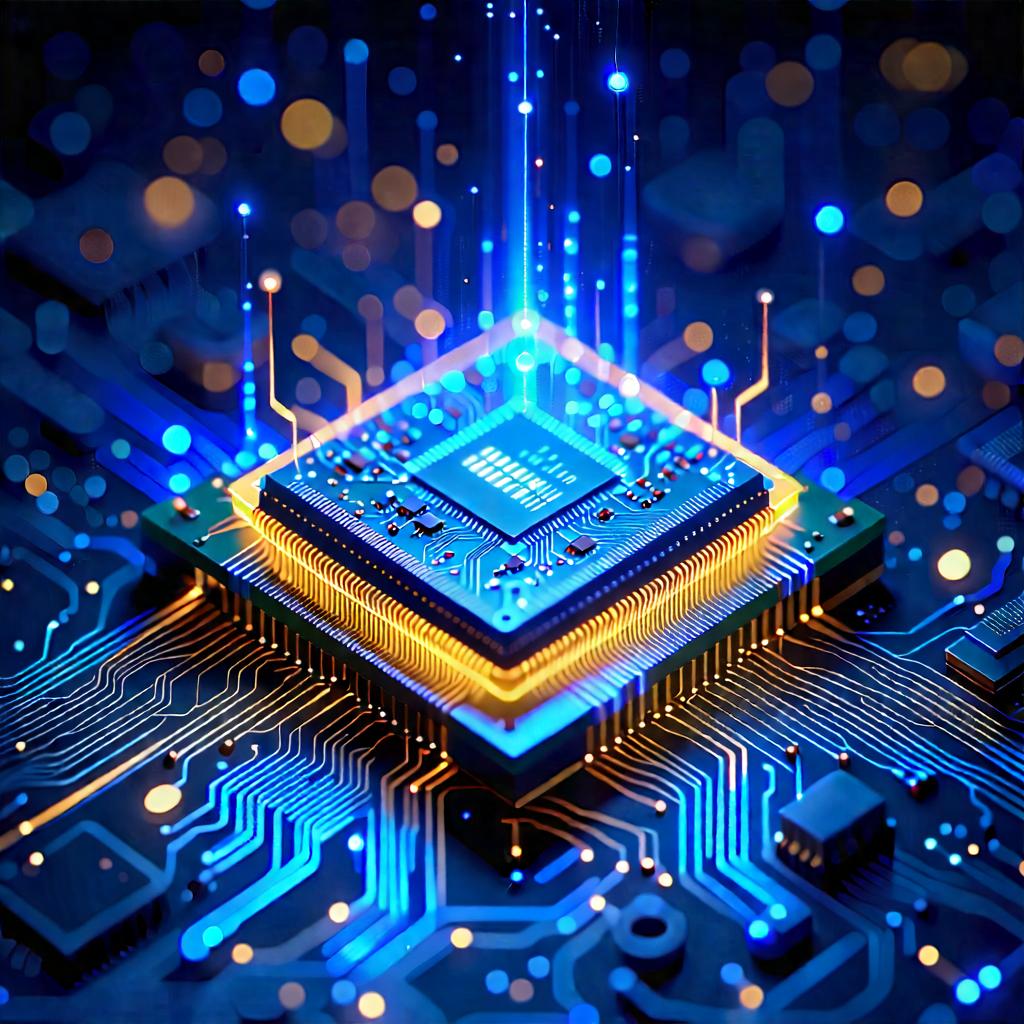 Microchip with data streams