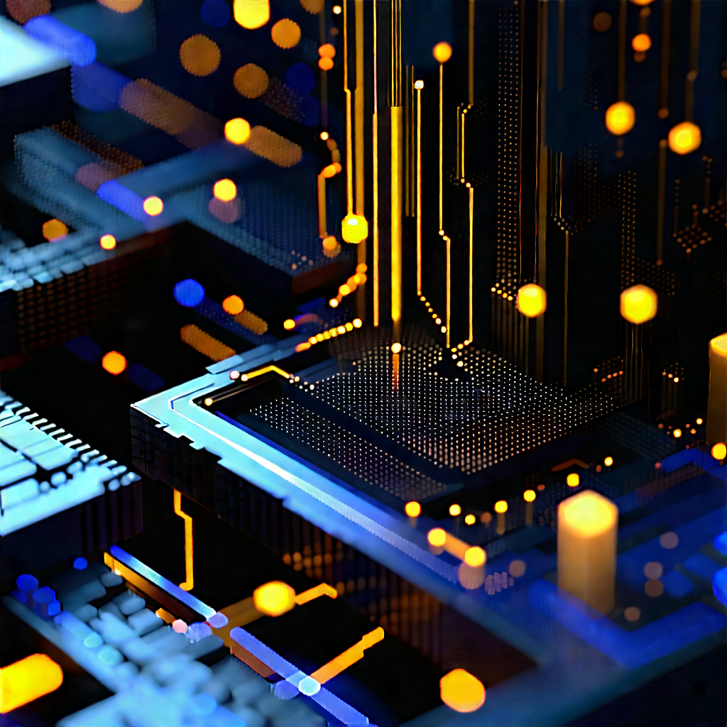 Close-up of sensor array