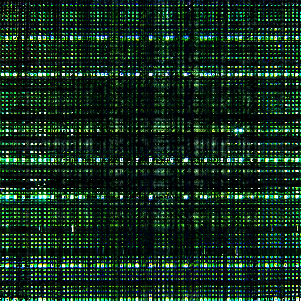 Close-up of sensor array