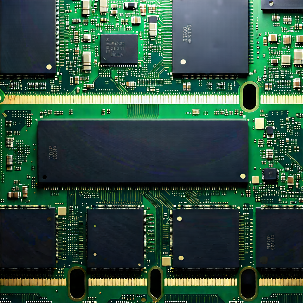 Close-up of memory module