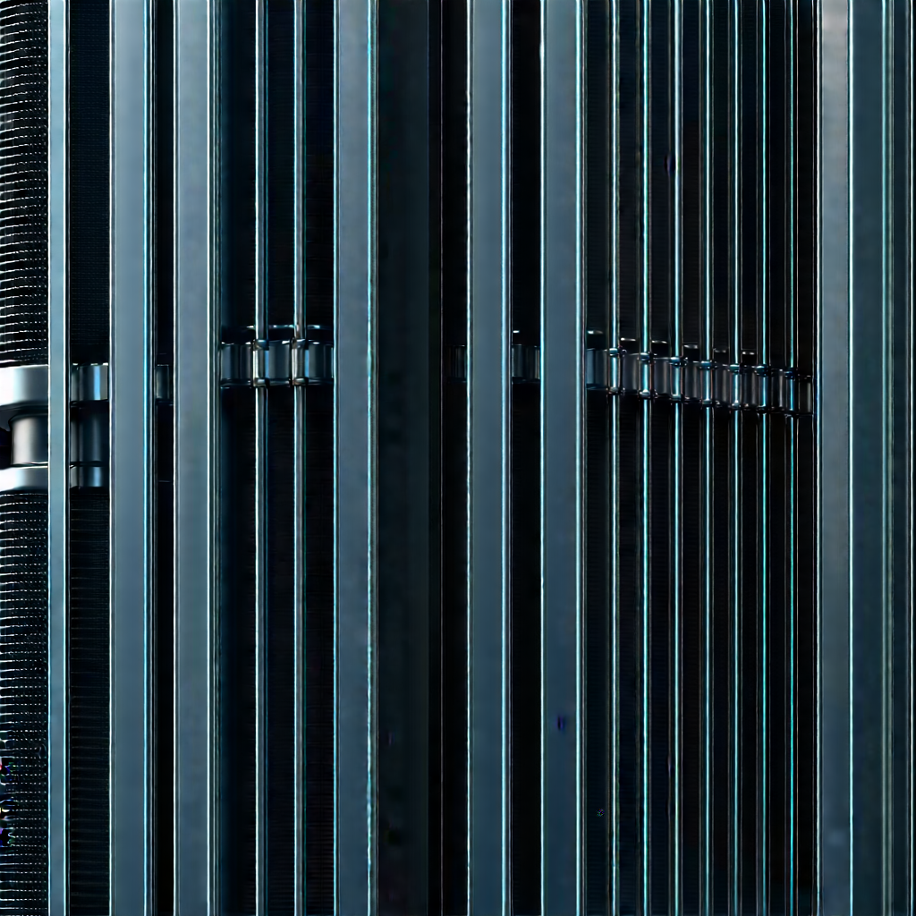 Close-up of cooling system
