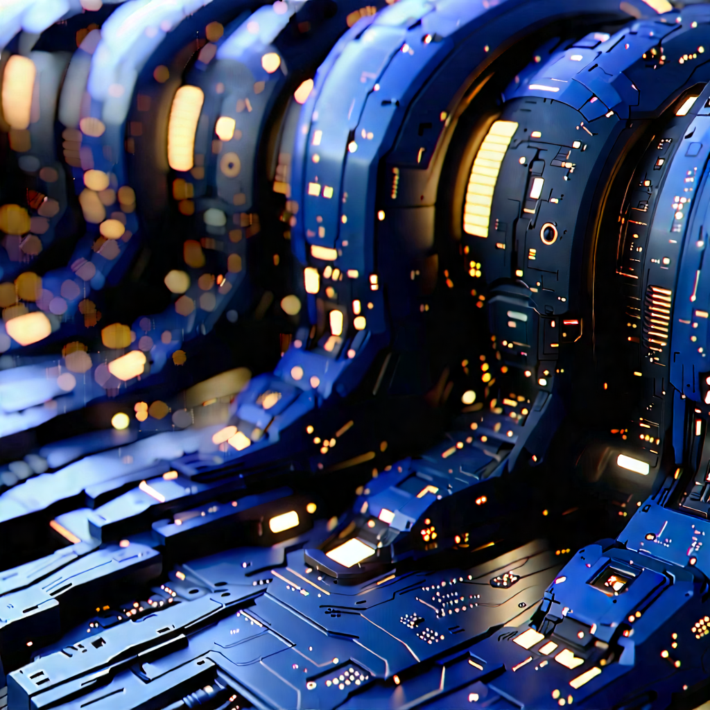 Close-up of sensor array