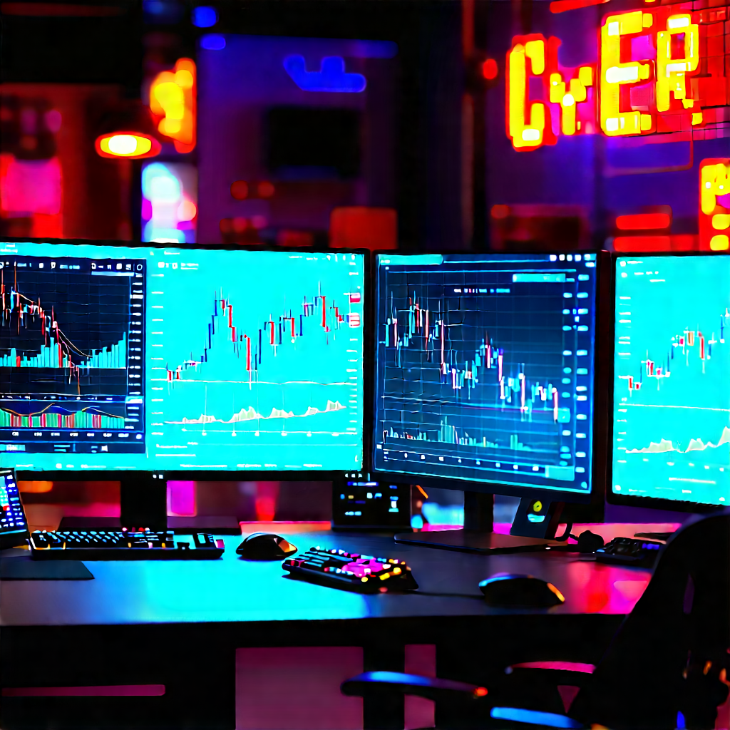 Financial technology in tech office