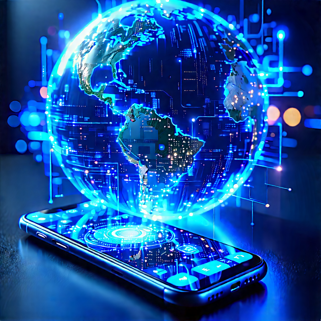 Smartphone With Streaming Content With Cell Phone