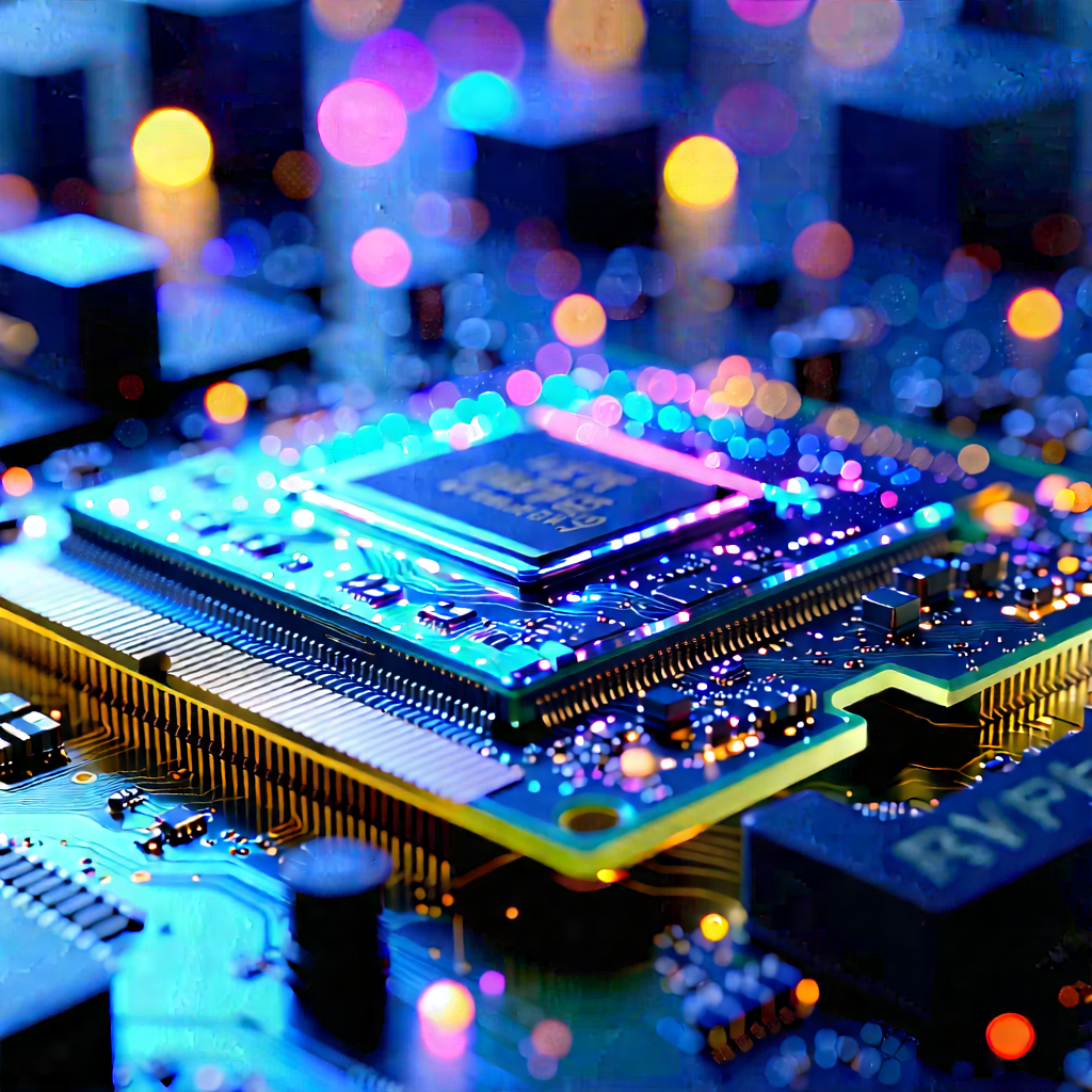Close-up of memory module