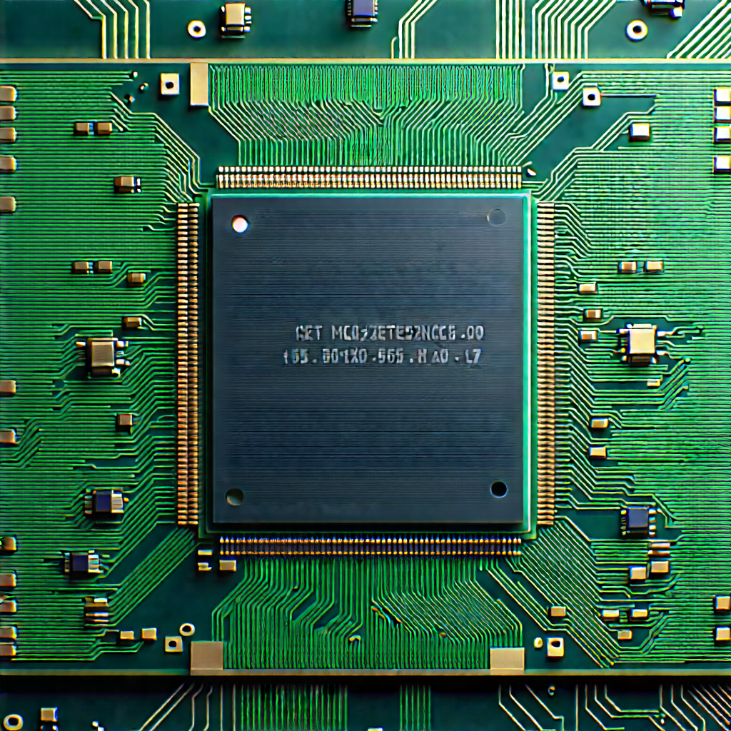 Close-up of microprocessor
