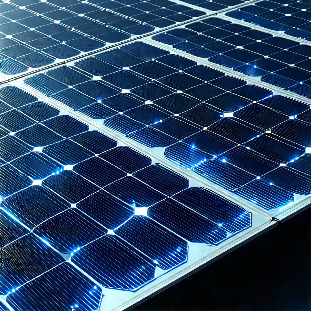 Solar panel with data streams