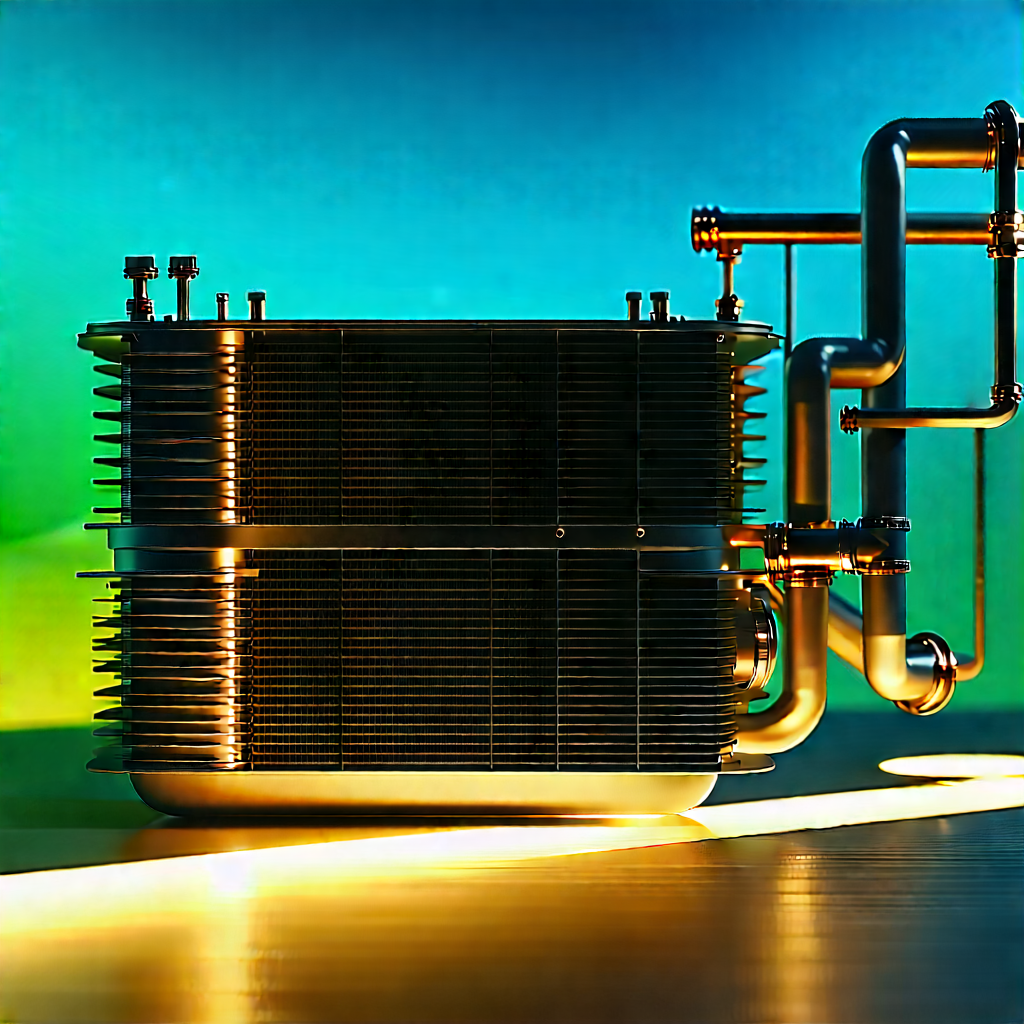 Close-up of cooling system