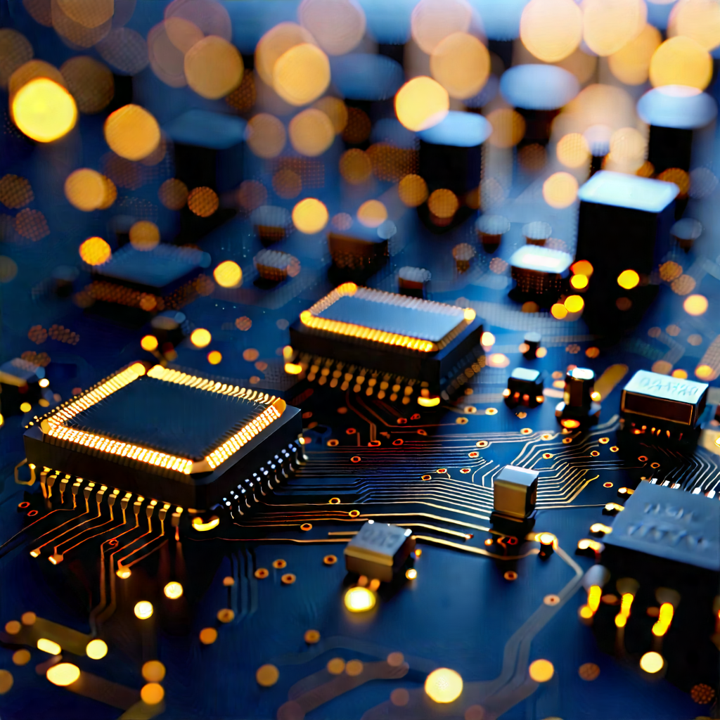Close-up of sensor array