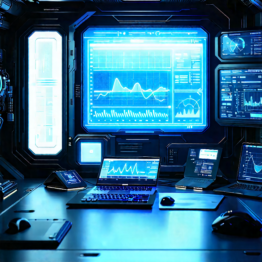 Healthcare Technology In Tech Office With Image, There