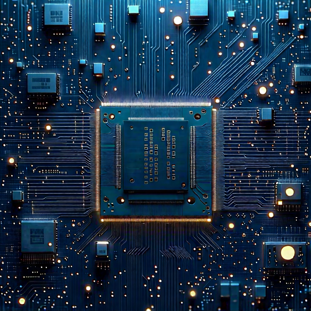 Microchip with digital particles