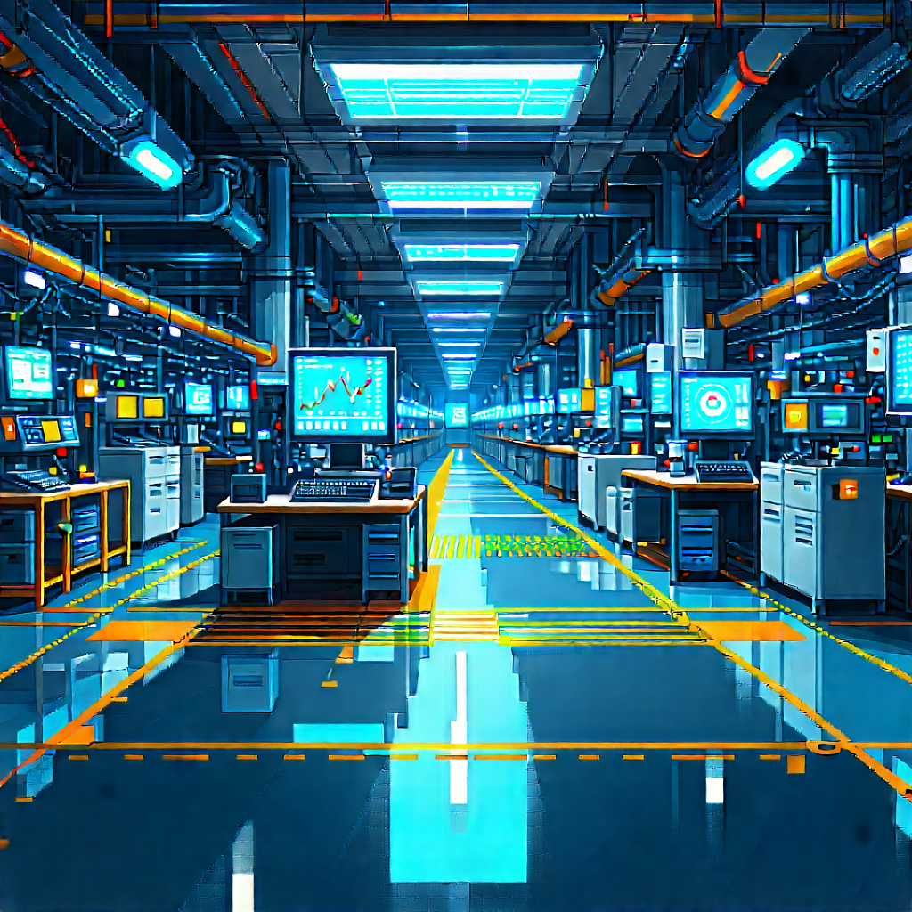 Financial technology in manufacturing facility