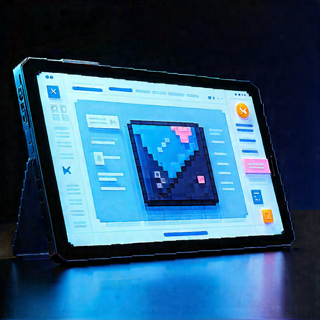 Tablet With User Interface With Tablet Computer