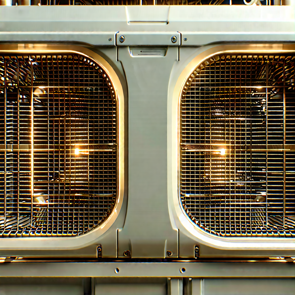 Close-up of cooling system