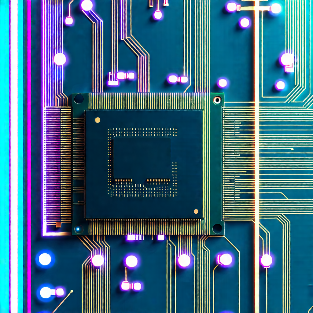 Close-up of memory module
