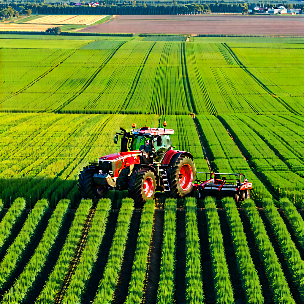 Agricultural Technology In Field Deployment With Large Tractor