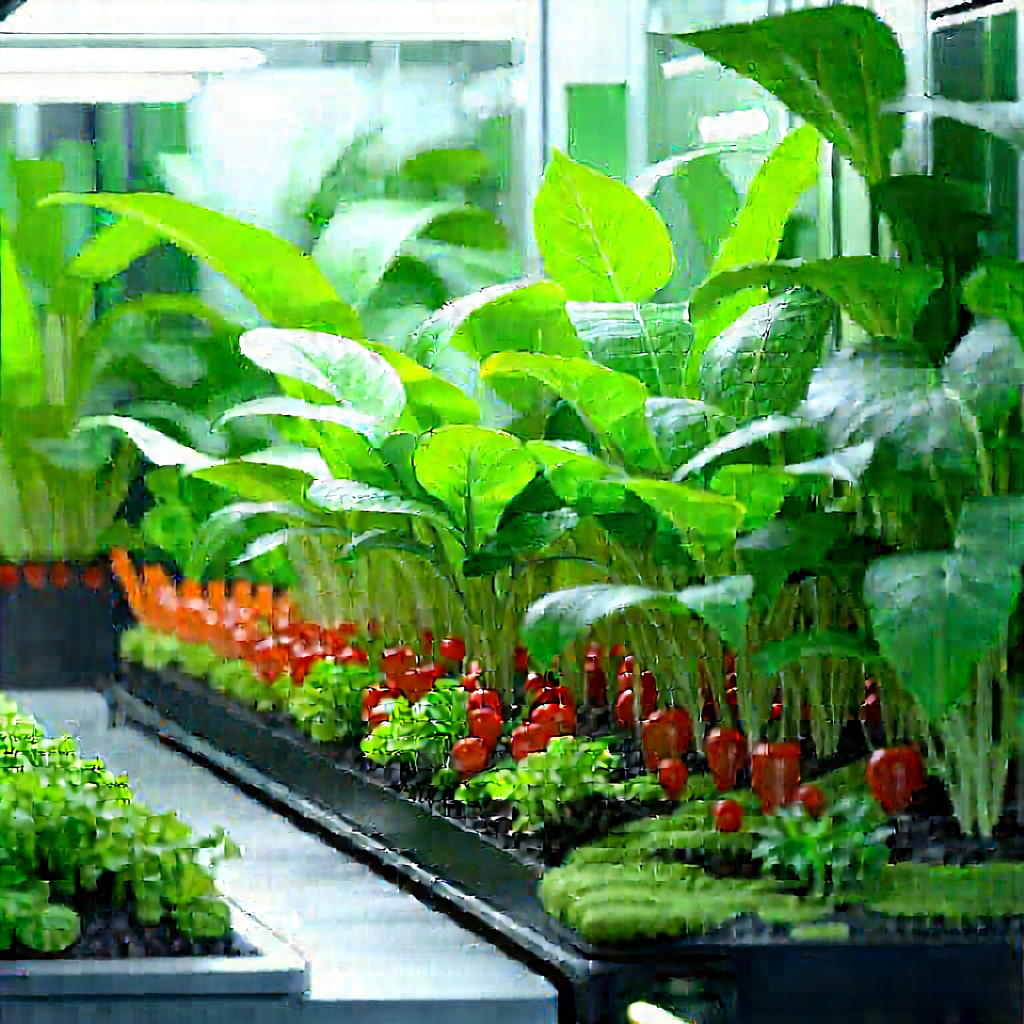 Agricultural technology in (modern:1.49) laboratory