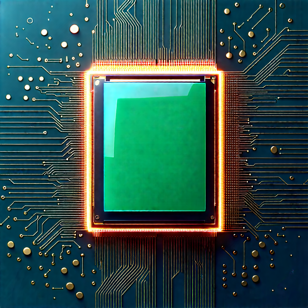 Microchip with digital particles