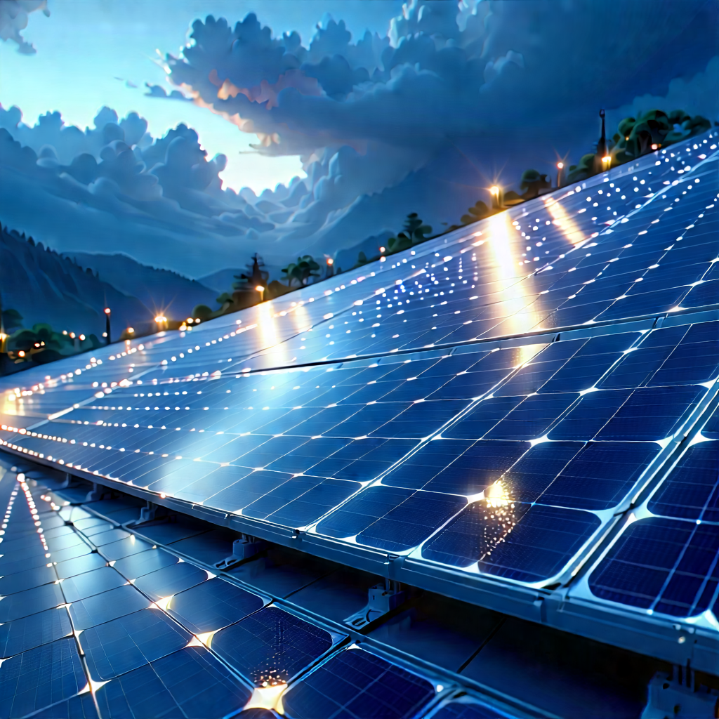 Innovative Renewable Energy (design:1.39) With Large Solar