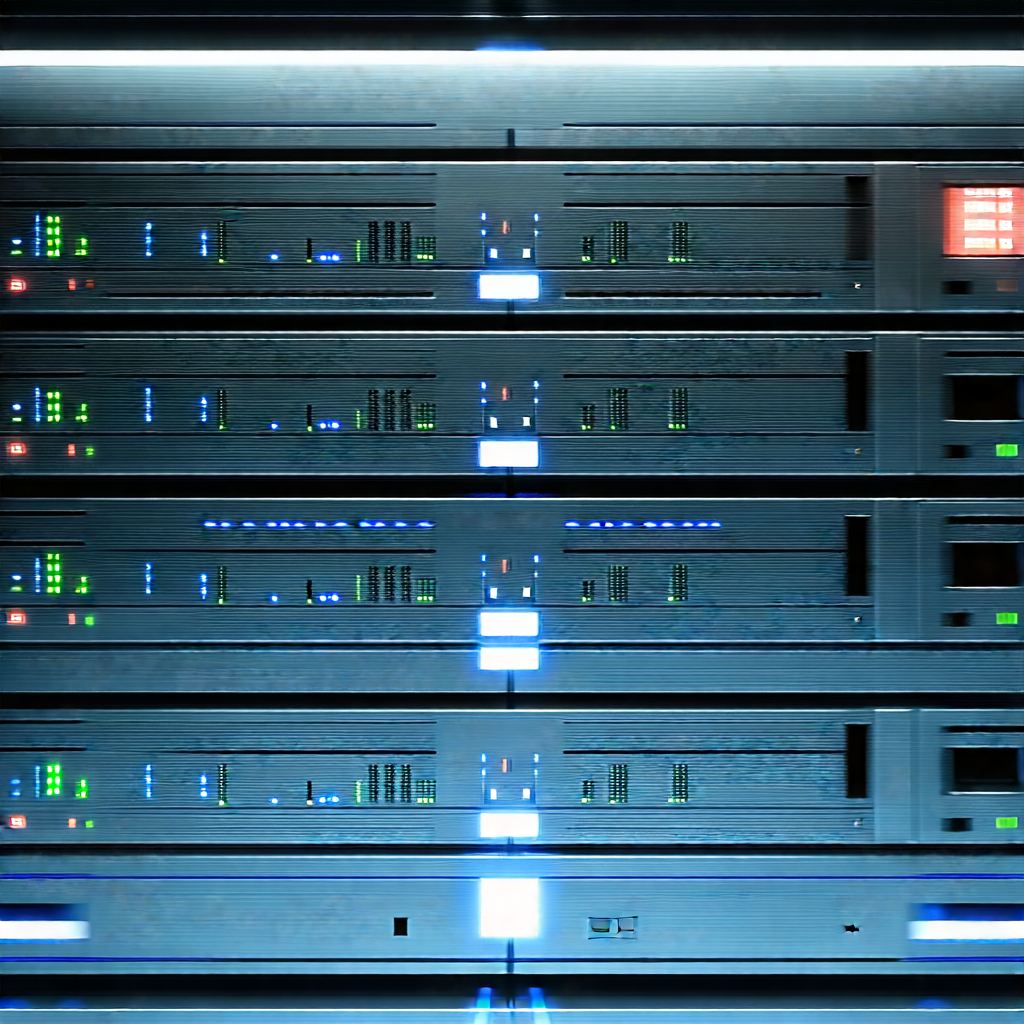Server rack with laser scanning