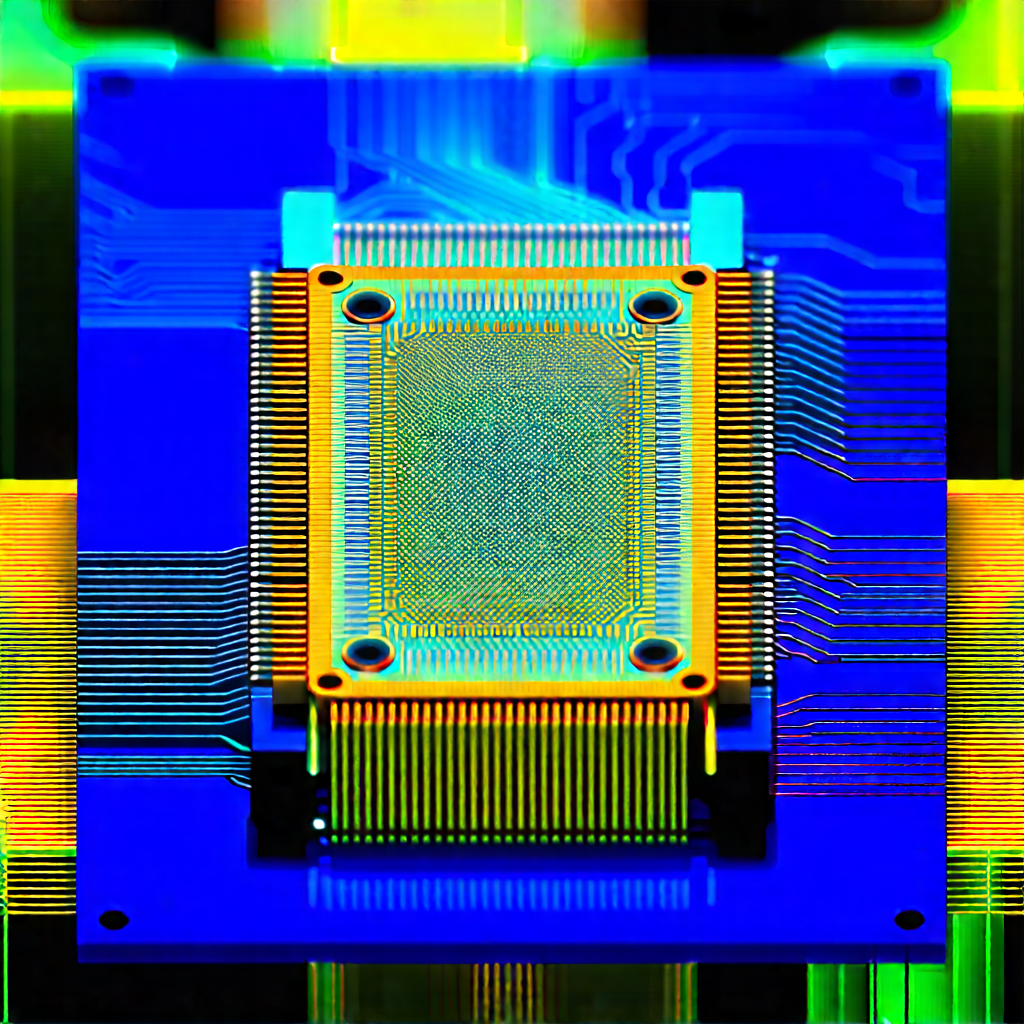 Microchip with holographic projection