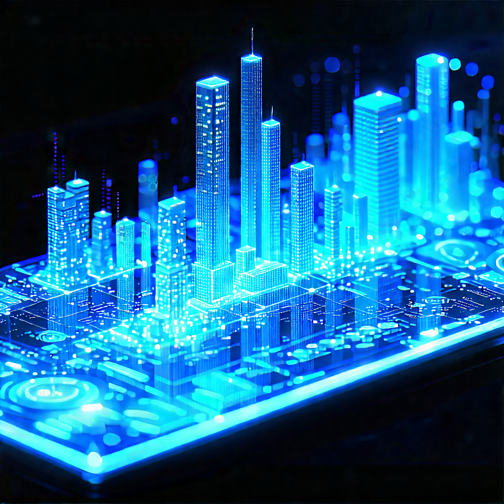 Financial technology in tech office
