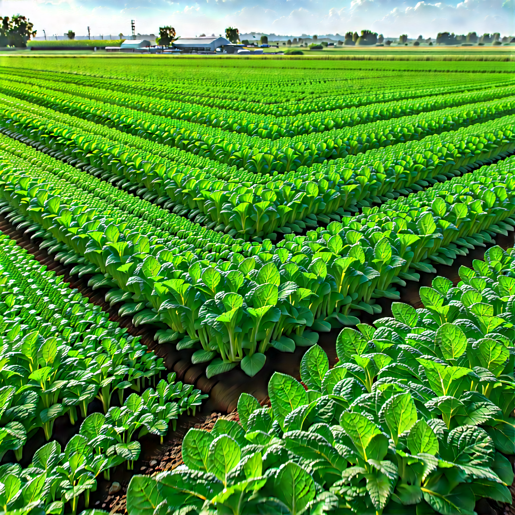 Agricultural technology in manufacturing facility