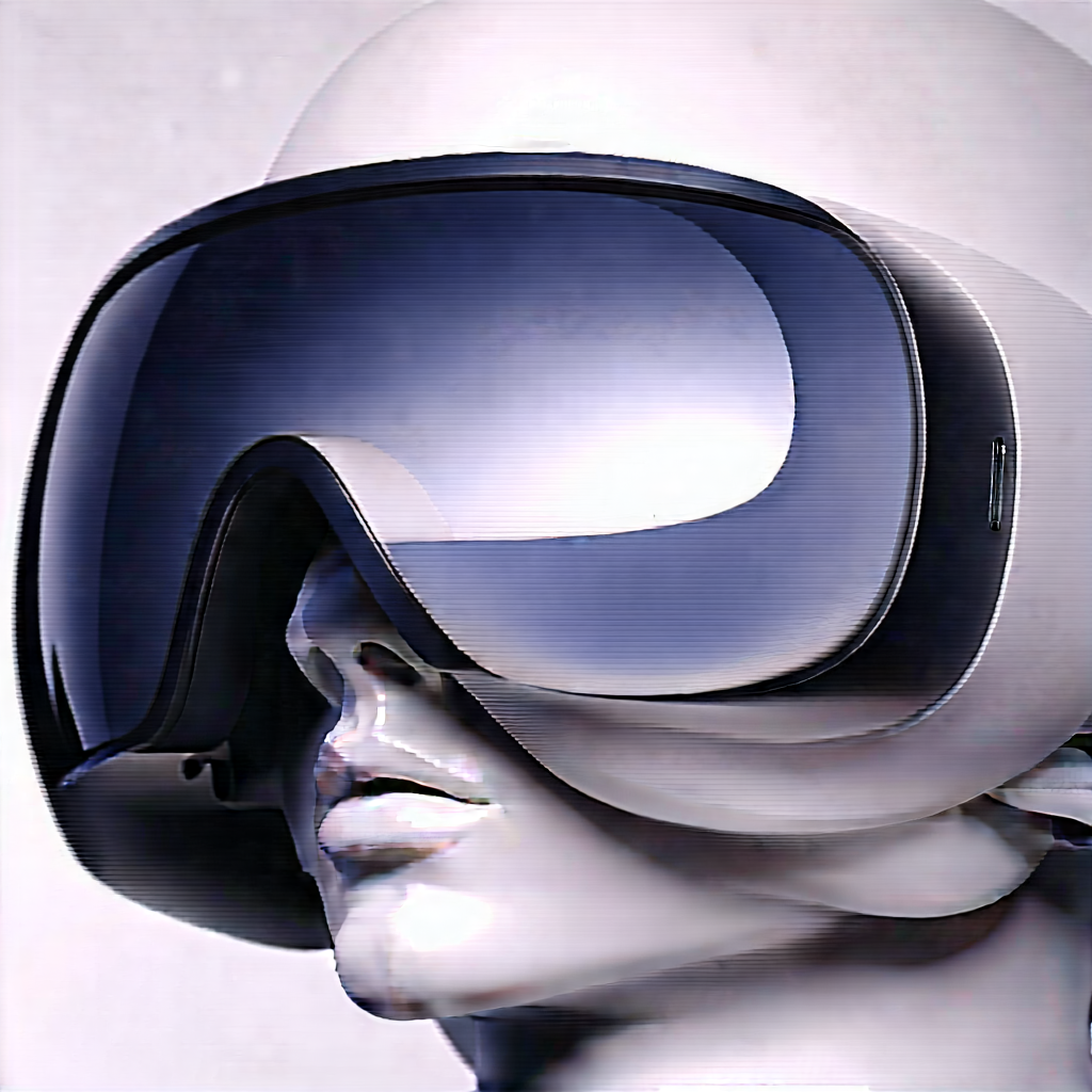 Vr headset with streaming content