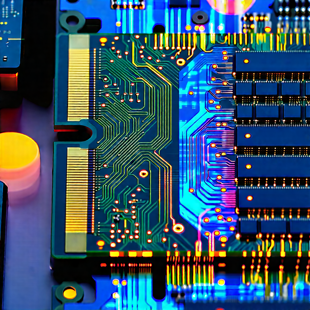 Close-up of memory module