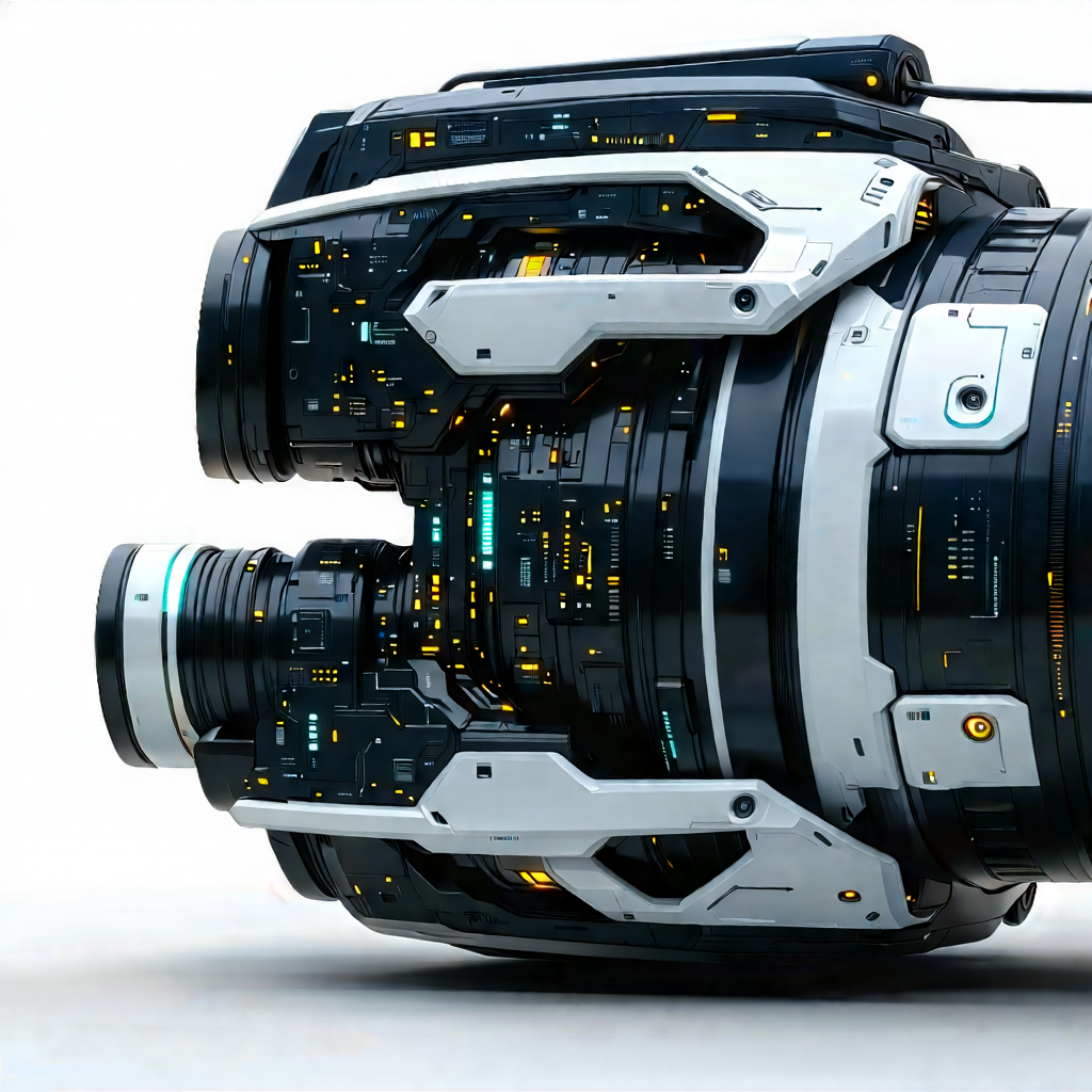Innovative Communication Tool (design:1.36) With Futuristic-looking Camera