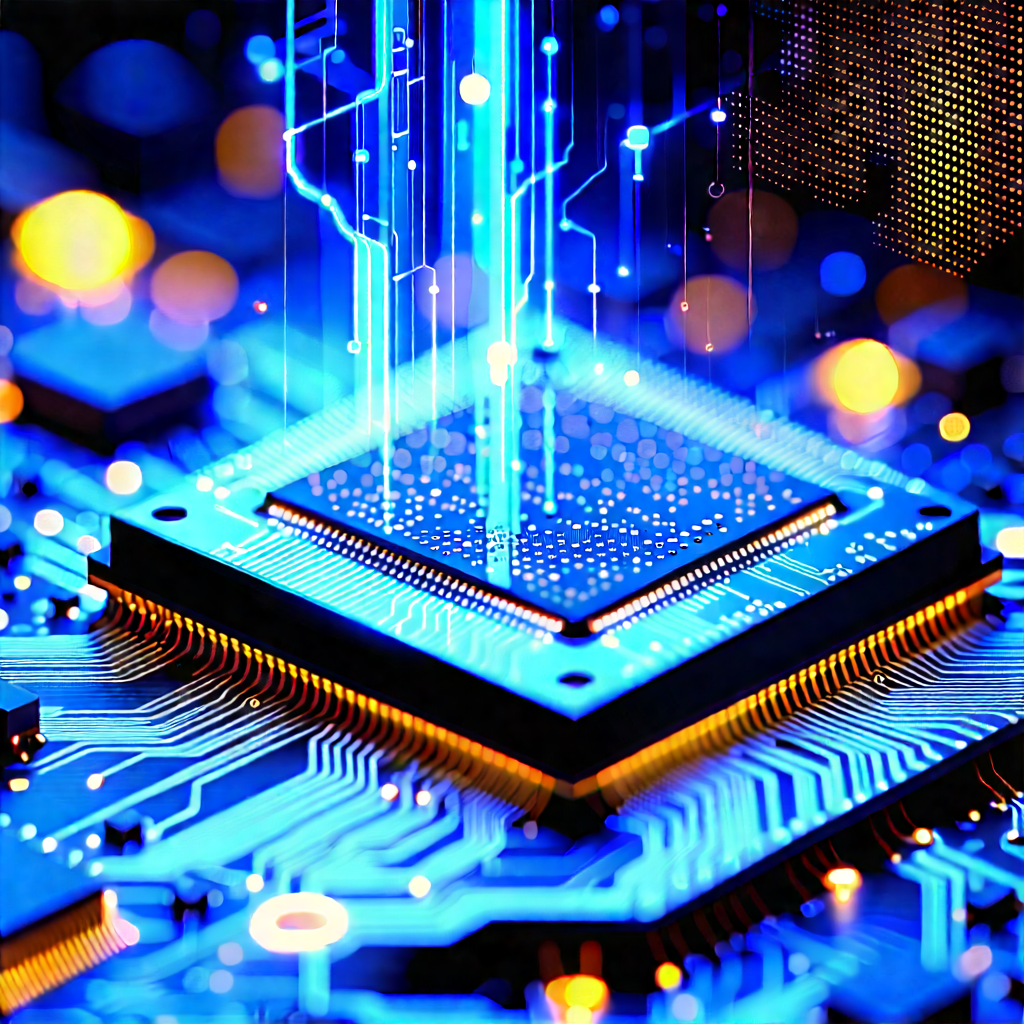 Microchip with data streams