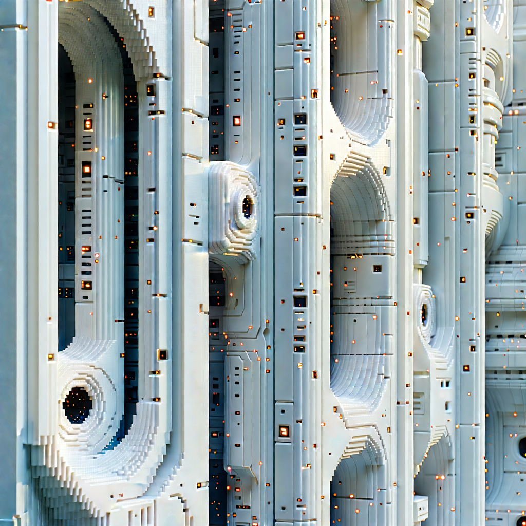 Close-up of sensor array