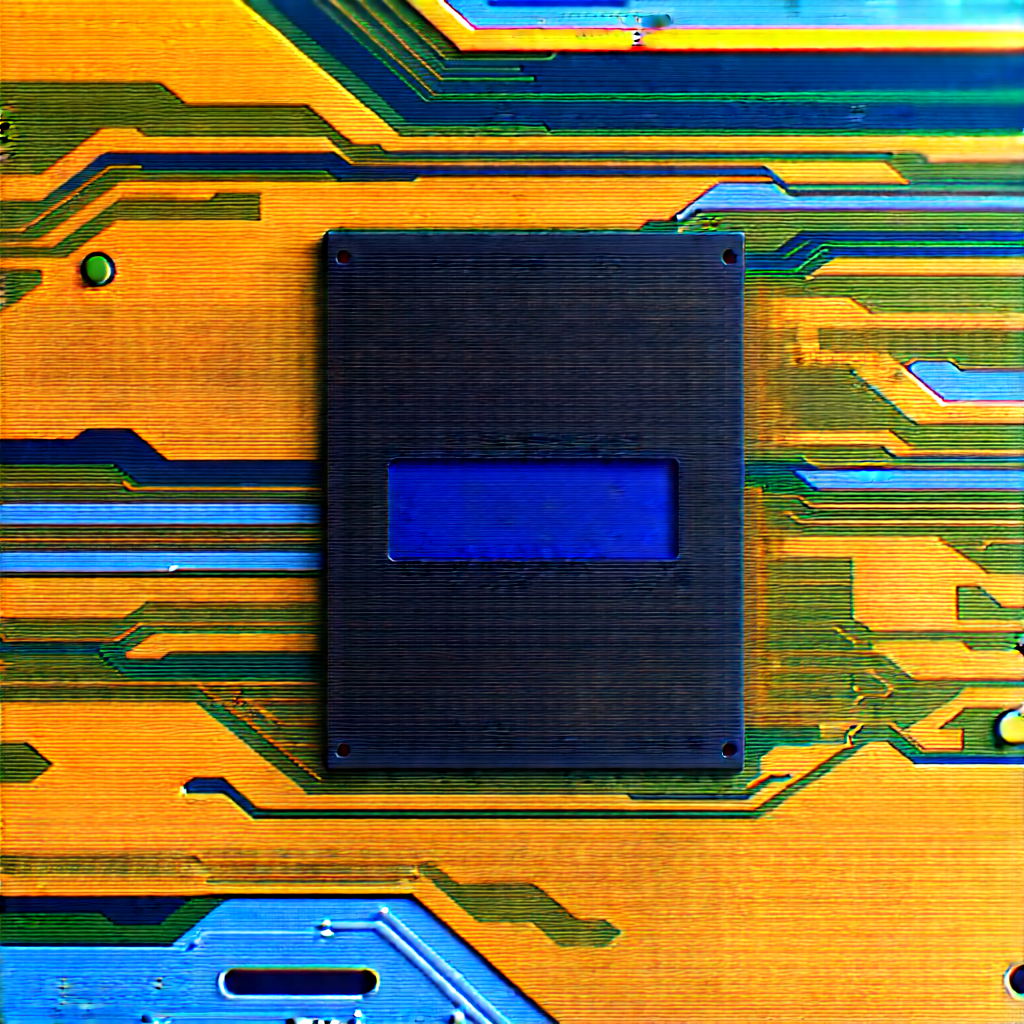 Close-up of electronic circuit