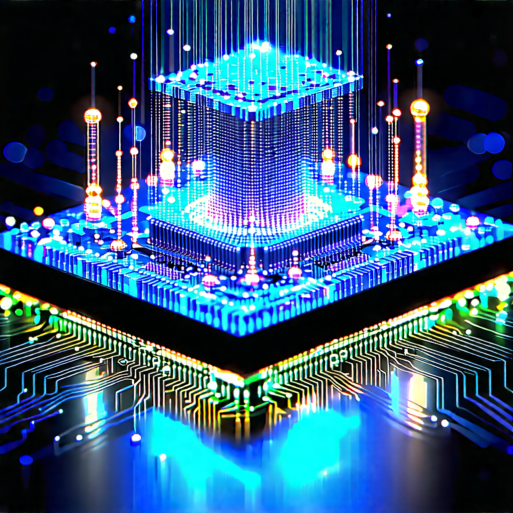 Quantum computer with digital particles