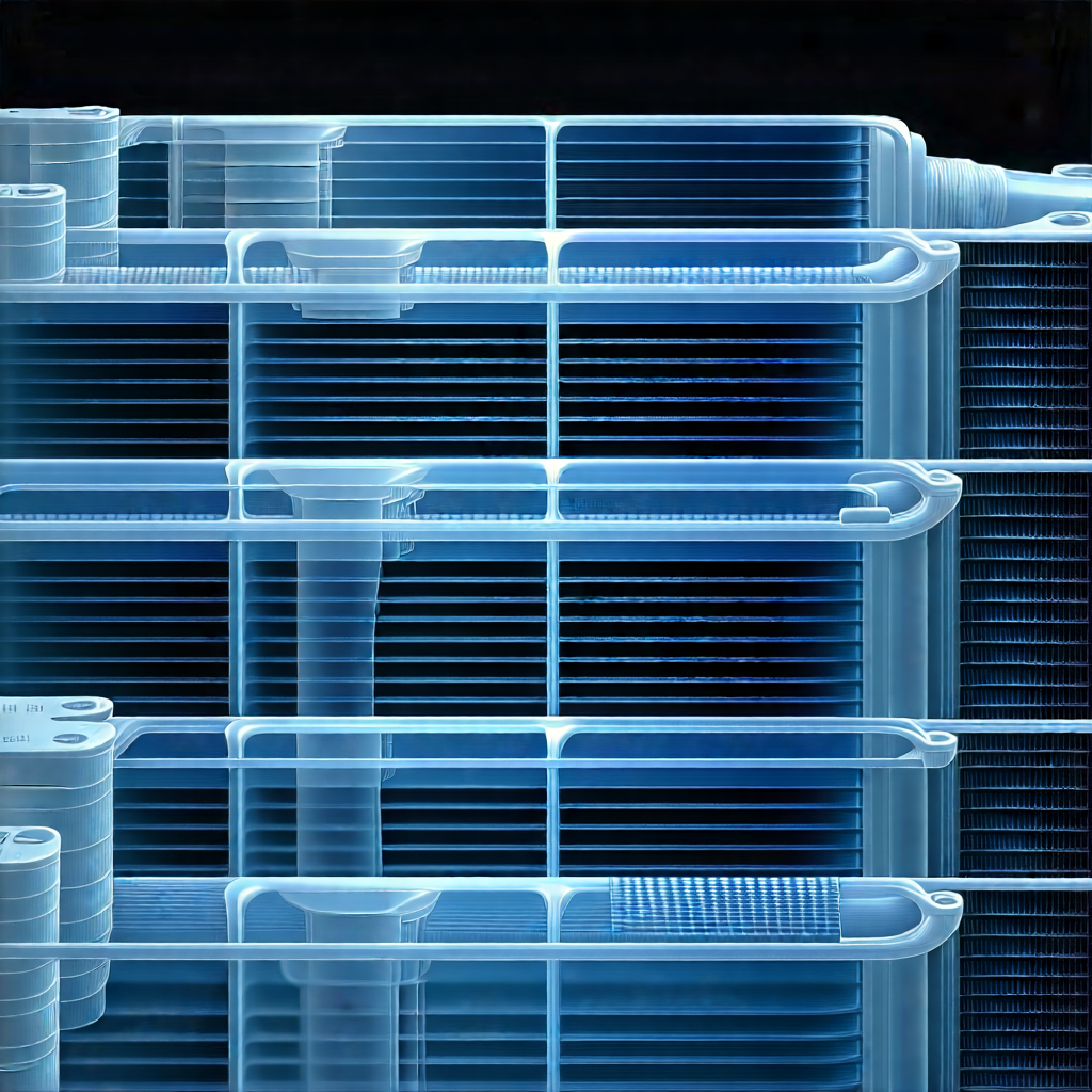 Close-up of cooling system
