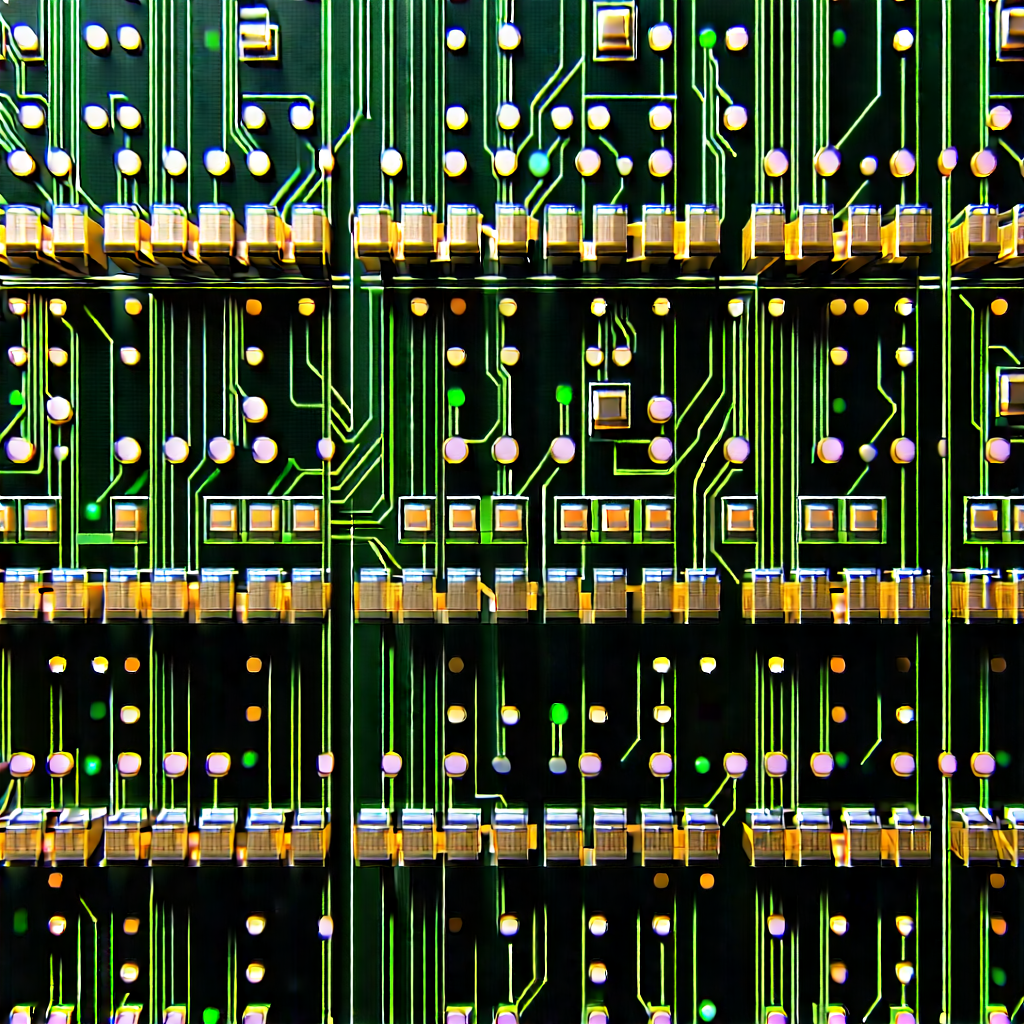 Close-up of sensor array