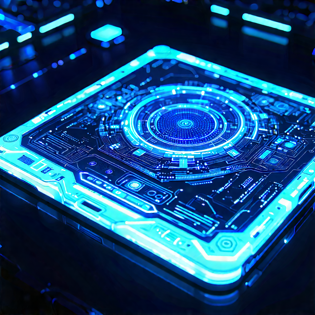 Tablet with holographic display