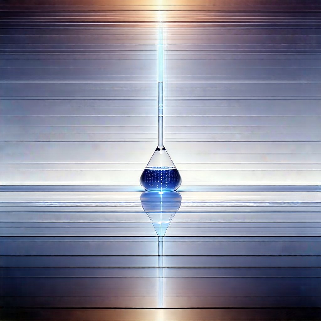Futuristic Research Laboratory With Tall, Blue