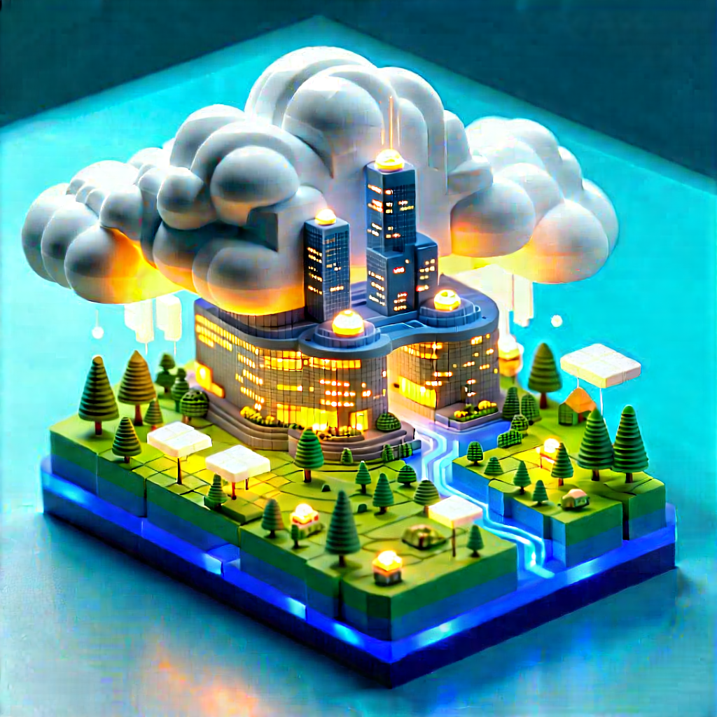 Cloud Computing Visualization With Model City