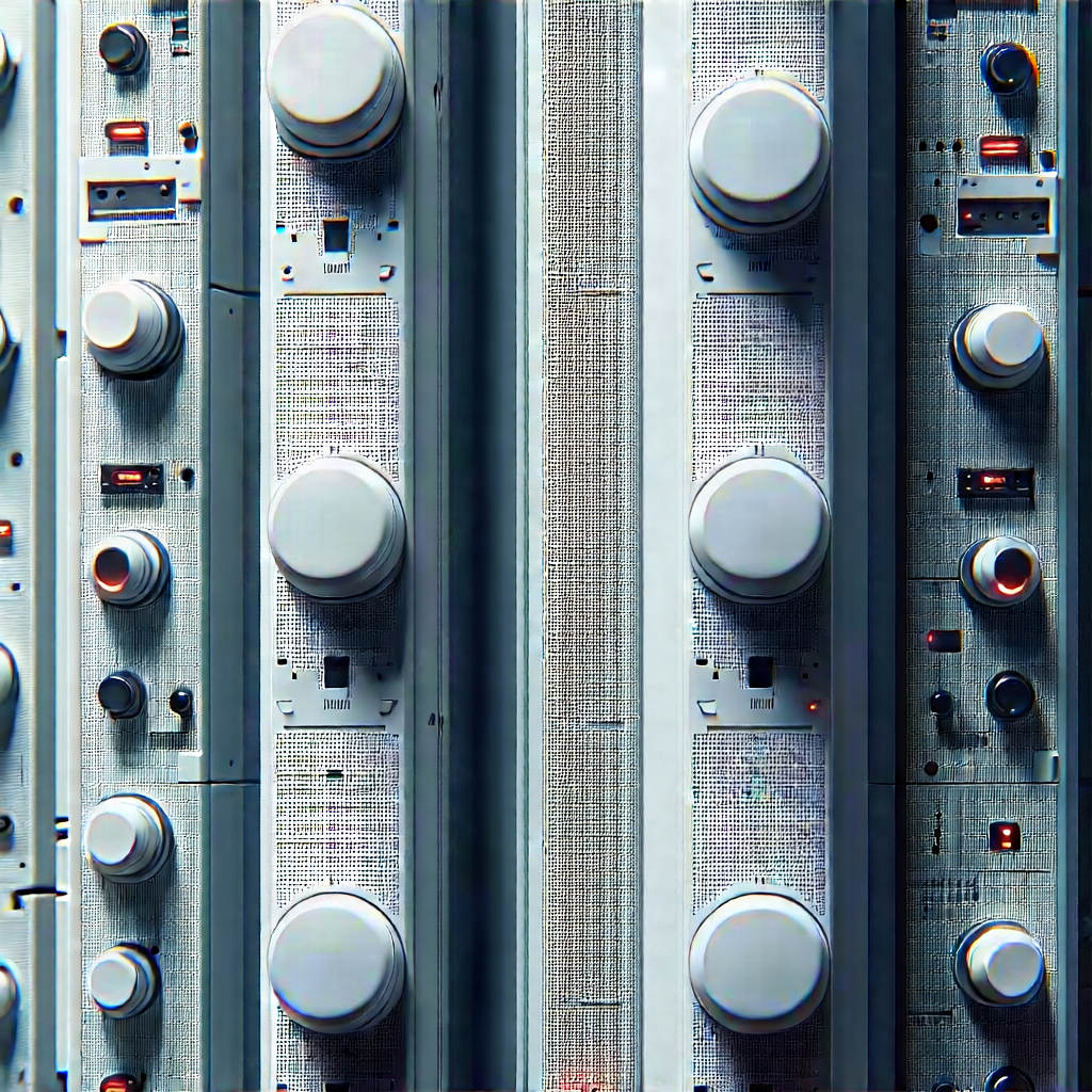 Close-up of sensor array