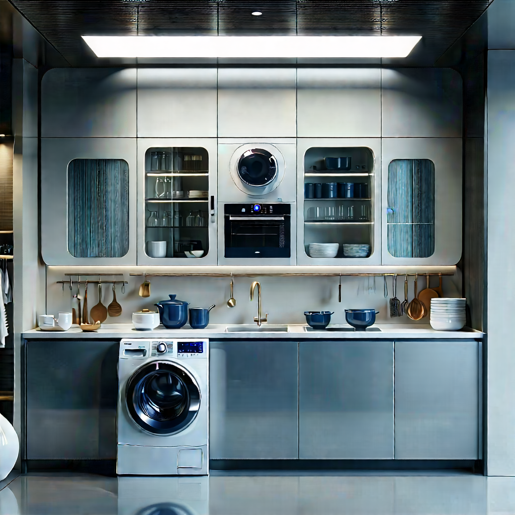 Innovative Smart Appliance Design With Kitchen Washer