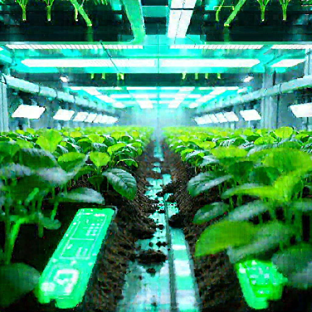 Agricultural technology in research center