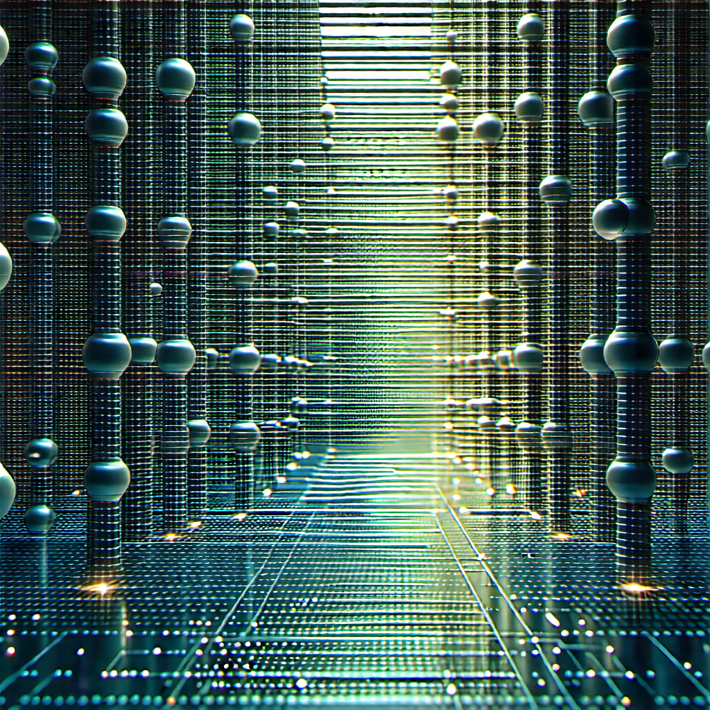 Close-up of sensor array