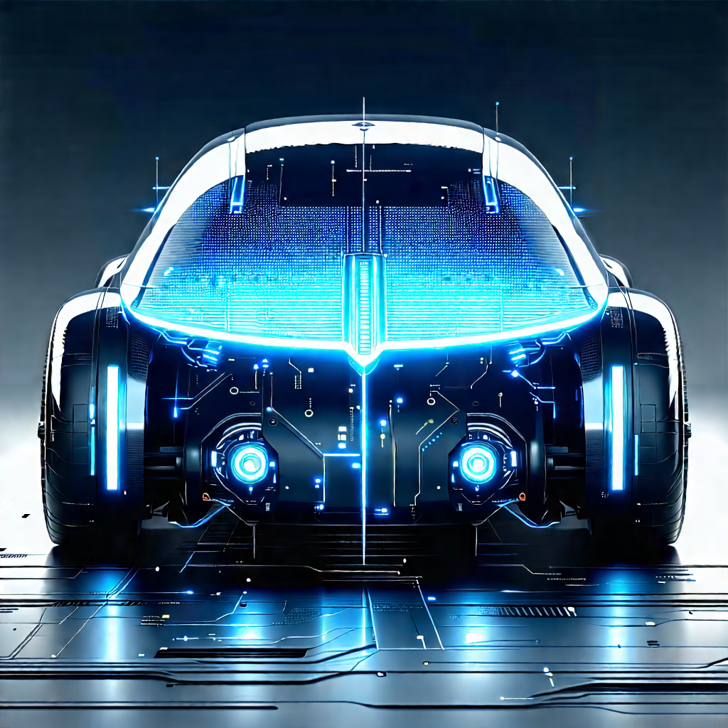 Innovative Electric Vehicle Design With Futuristic Shown