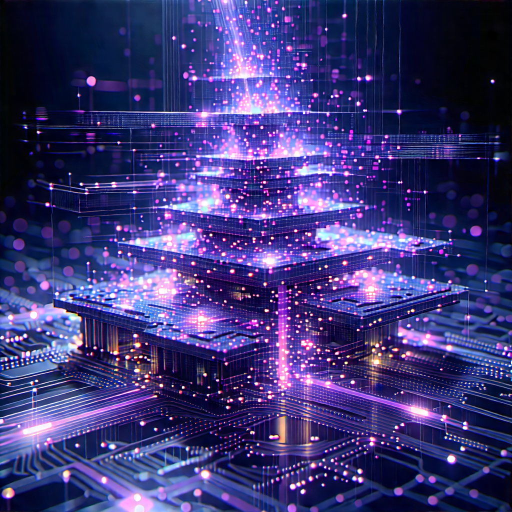 Quantum Computer With Data Streams With Three-dimensional Structure